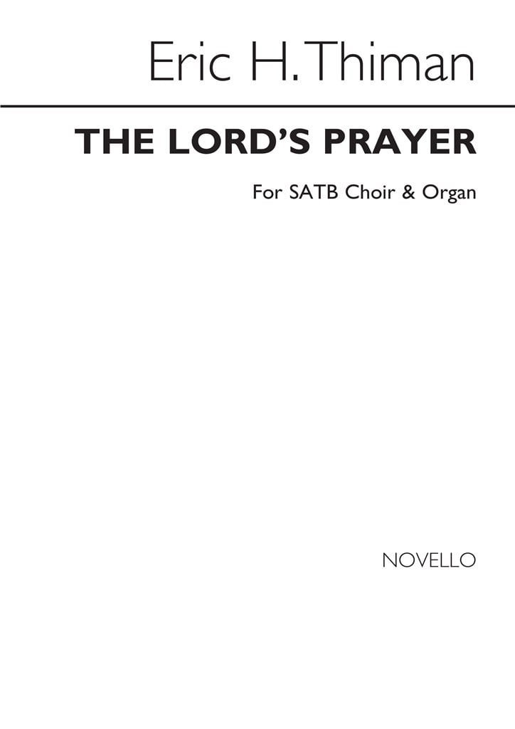The Lord`s Prayer Satb/Organ